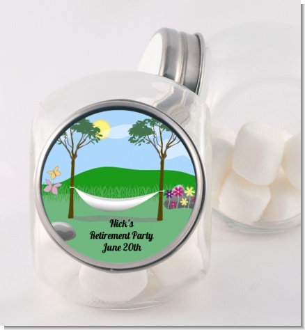 Hammock - Personalized Retirement Party Candy Jar