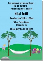 Hammock - Retirement Party Invitations