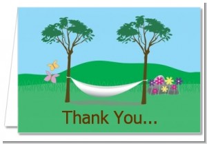 Hammock - Retirement Party Thank You Cards