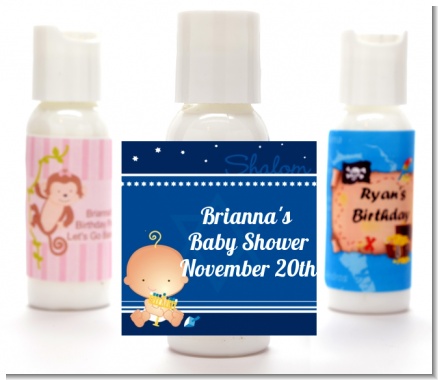 Hanukkah Baby - Personalized Baby Shower Lotion Favors