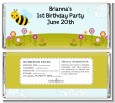 Happy Bee Day - Personalized Birthday Party Candy Bar Wrappers thumbnail