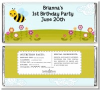 Happy Bee Day - Personalized Birthday Party Candy Bar Wrappers