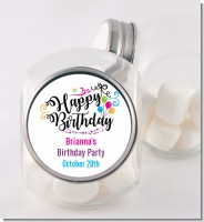 Happy Birthday - Personalized Birthday Party Candy Jar