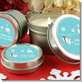 Happy Holidays on a String - Christmas Candle Favors thumbnail