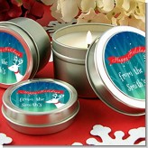 Happy Holidays Reindeer - Christmas Candle Favors
