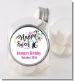 Happy Sweet 16 - Personalized Birthday Party Candy Jar thumbnail