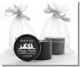 Happy Trails - Bridal Shower Black Candle Tin Favors thumbnail