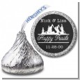 Happy Trails - Hershey Kiss Bridal Shower Sticker Labels thumbnail