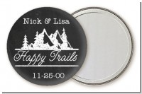Happy Trails - Personalized Bridal Shower Pocket Mirror Favors