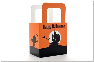 Haunted House - Personalized Halloween Favor Boxes