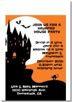 Haunted House - Halloween Petite Invitations