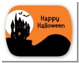 Haunted House - Personalized Halloween Rounded Corner Stickers thumbnail