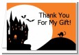 Haunted House - Halloween Thank You Cards thumbnail