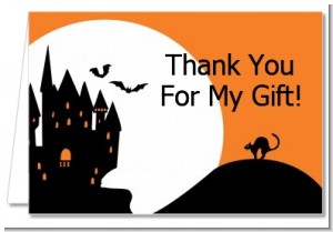 Haunted House - Halloween Thank You Cards