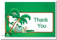 Hawaiian Luau - Bridal Shower Thank You Cards