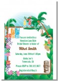 Hawaiian Luau - Bridal Shower Petite Invitations