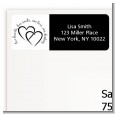 Hearts & Soul - Bridal Shower Return Address Labels thumbnail