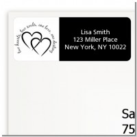 Hearts & Soul - Bridal Shower Return Address Labels