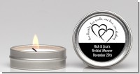 Hearts & Soul - Bridal Shower Candle Favors