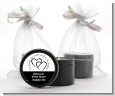 Hearts & Soul - Bridal Shower Black Candle Tin Favors thumbnail
