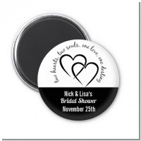 Hearts & Soul - Personalized Bridal Shower Magnet Favors