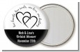 Hearts & Soul - Personalized Bridal Shower Pocket Mirror Favors thumbnail