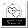 Hearts & Soul - Personalized Bridal Shower Card Stock Favor Tags thumbnail