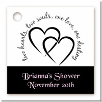 Hearts & Soul - Personalized Bridal Shower Card Stock Favor Tags