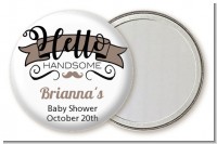 Hello Handsome - Personalized Baby Shower Pocket Mirror Favors
