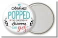 He Popped The Question - Personalized Bridal Shower Pocket Mirror Favors thumbnail