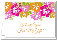 Hibiscus - Bridal Shower Thank You Cards