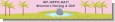 Hippopotamus Girl - Personalized Baby Shower Banners thumbnail