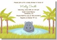 Hippopotamus Boy - Baby Shower Invitations thumbnail