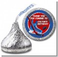 Hockey - Hershey Kiss Birthday Party Sticker Labels thumbnail