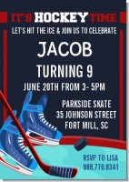 Hockey - Birthday Party Invitations