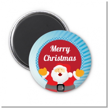 Ho Ho Ho Santa Claus - Personalized Christmas Magnet Favors