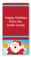 Ho Ho Ho Santa Claus - Custom Rectangle Christmas Sticker/Labels thumbnail