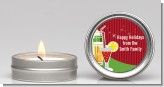 Holiday Cocktails - Christmas Candle Favors
