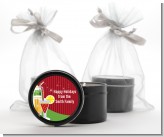 Holiday Cocktails - Christmas Black Candle Tin Favors