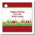 Holiday Cocktails - Personalized Christmas Card Stock Favor Tags thumbnail