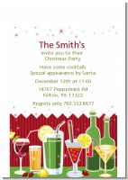 Holiday Cocktails - Christmas Petite Invitations