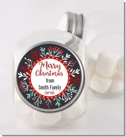 Holly Berries - Personalized Christmas Candy Jar