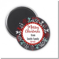 Holly Berries - Personalized Christmas Magnet Favors