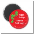 Holly - Personalized Christmas Magnet Favors thumbnail