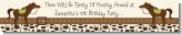 Horse - Personalized Birthday Party Banners