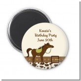 Horse - Personalized Birthday Party Magnet Favors