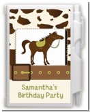 Horse - Birthday Party Personalized Notebook Favor