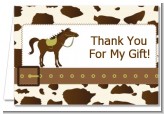 Horse - Birthday Party Thank You Cards