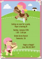 Horseback Riding - Birthday Party Invitations