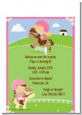 Horseback Riding - Birthday Party Petite Invitations